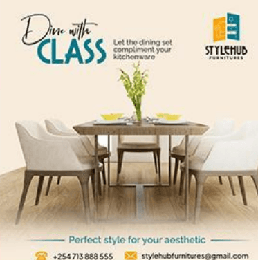 Stylehub Furnitures — Dine with Class
